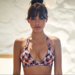 Montce Swim Mosaic T-Braid Bikini Top